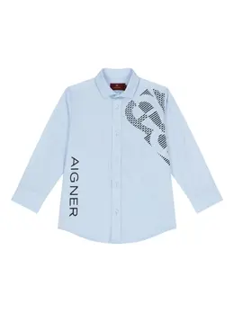 Aigner Kids: Голубая рубашка 