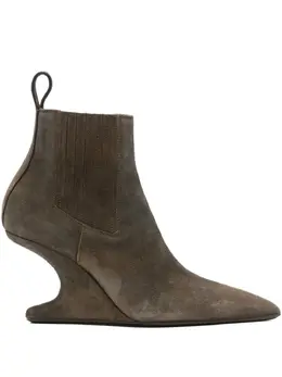Rick Owens: Коричневые ботинки 