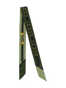 Gucci: Шарф с принтом 