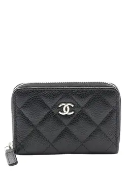 CHANEL Pre-Owned: Чёрный кошелёк 