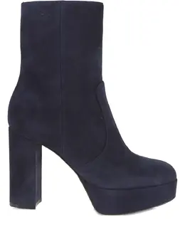 Gianvito Rossi: Голубые ботинки 