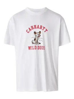 Carhartt WIP: Белая футболка 