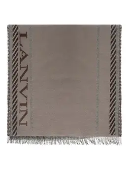 Lanvin: Шарф с принтом 