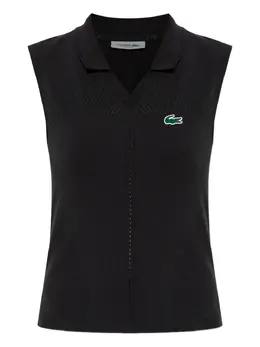Lacoste: Топ с v-образным вырезом 