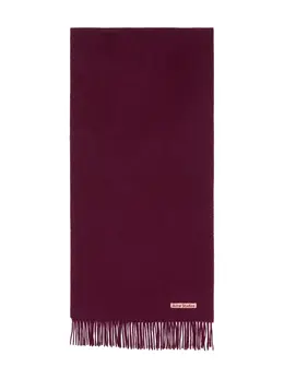 Acne Studios: Бордовый шарф 