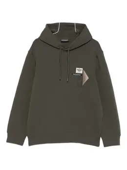 Emporio Armani: Зелёная толстовка 