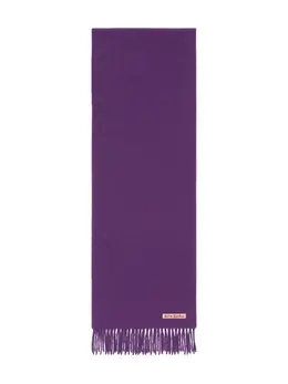 Acne Studios: Фиолетовый шарф 