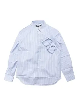 Comme des Garçons Homme Deux: Рубашка в полоску 