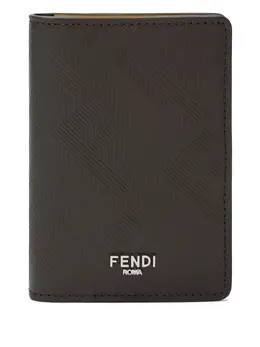 FENDI: Картхолдер с принтом 