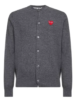 Comme Des Garçons Play: Кардиган  Heart на пуговицах