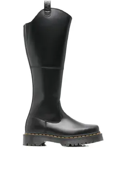 Dr. Martens: Чёрные ботинки 