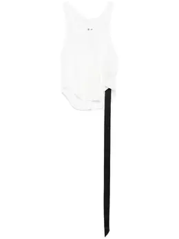 Rick Owens DRKSHDW: Белая майка 