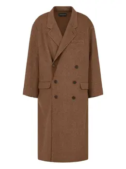 Emporio Armani: Двубортное пальто 