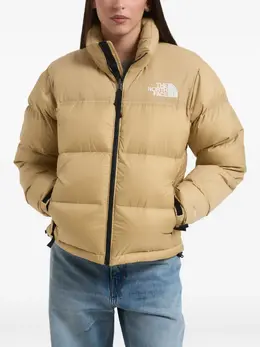 The North Face: Бежевая куртка  1996 Retro Nuptse