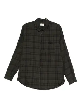 Saint Laurent: Зелёная рубашка 