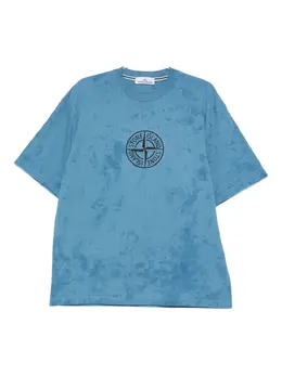 Stone Island: Голубая футболка 