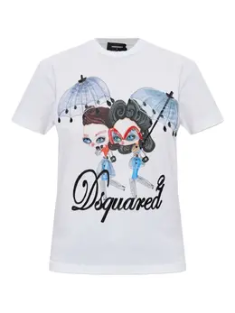 DSQUARED2: Белая футболка 