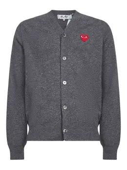 Comme Des Garçons Play: Кардиган  Heart на пуговицах