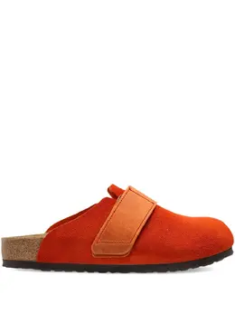 Birkenstock: Оранжевые сабо 