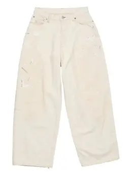 Acne Studios: Белые джинсы 