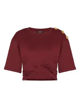 Balmain: Топ на пуговицах 