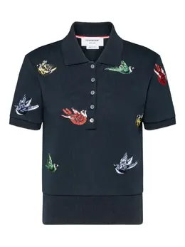 Thom Browne: Поло с манжетами 