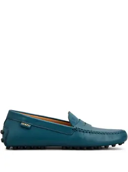 Tod's: Голубые лоферы 