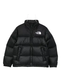 The North Face: Чёрная куртка  Logo
