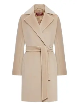 Max Mara: Бежевое пальто 