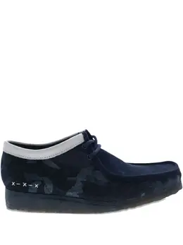 Clarks Originals: Голубые ботинки 