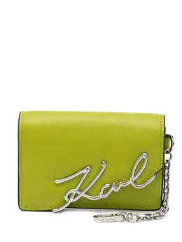 Karl Lagerfeld: Зелёный картхолдер  K/Signature