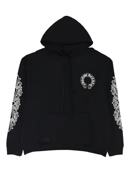 Chrome Hearts: Чёрная толстовка 