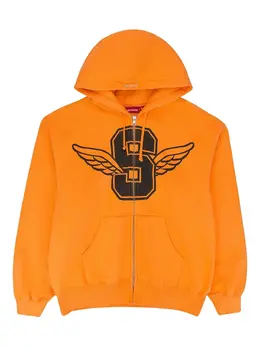 Supreme: Оранжевая толстовка 