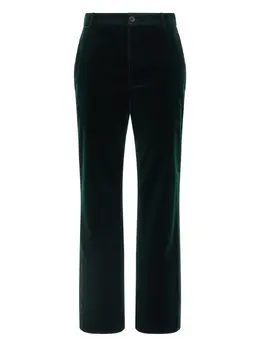 Saint Laurent: Бархатные брюки 