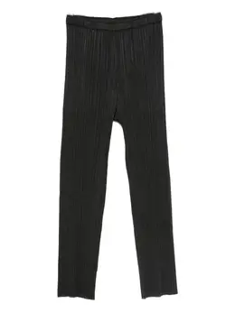 Pleats Please Issey Miyake: Чёрные брюки 