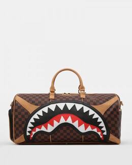 SPRAYGROUND: Коричневая дорожная сумка 