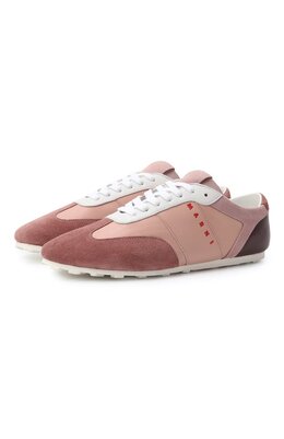 Marni: Розовые кеды 