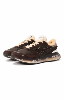 Premiata: Коричневые кроссовки 