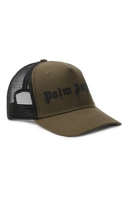Palm Angels: Кепка цвета хаки 