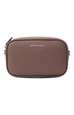 Emporio Armani: Бежевая сумка 
