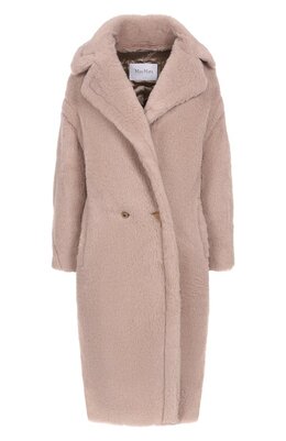 Max Mara: Бежевая шуба 