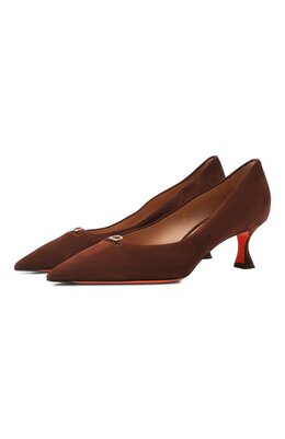 Santoni: Коричневые туфли 