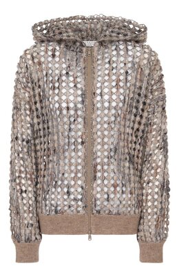 Brunello Cucinelli: Коричневый кардиган 