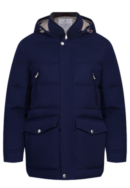 BRUNELLO CUCINELLI: Синяя куртка 