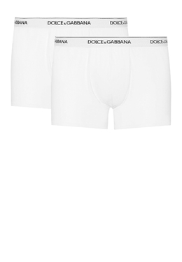 DOLCE&GABBANA: Белые трусы 