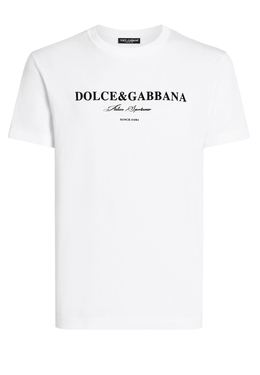 DOLCE&GABBANA: Белая футболка 