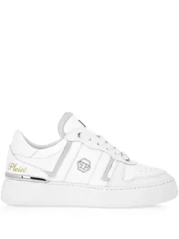 Philipp Plein: Белые кроссовки 