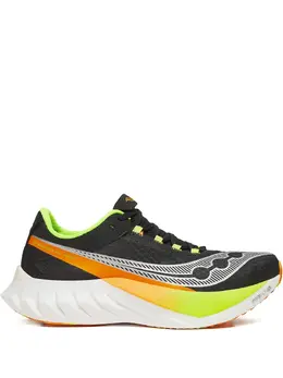 Saucony: Чёрные кроссовки  Endorphin Pro
