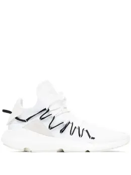 Y-3: Белые кроссовки 