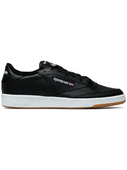 Reebok: Чёрные кроссовки  Club C 85